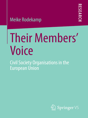 cover image of Their Members' Voice